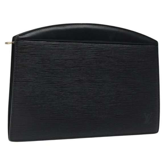 LOUIS VUITTON Epi Trousse Crete Pouch Black M48402 LV Auth 118247 - Picture 1 of 15